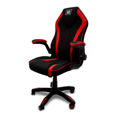SILLA VORAGO START THE GAME TELA NEGRO/ROJO BRAZOS ABATIBLES CGC300-RD en internet