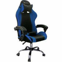 SILLA GAMER XZEAL NEG/AZUL ACERO, 3 PISTONES7PVC (XZSXZ05A)