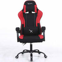 SILLA GAMER XZEAL NEG/ROJO ACERO, TEXTIL,ALTO DESEMPEÑO (XZSXZ20R)