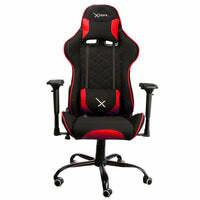SILLA GAMER XZEAL NEG, ROJA, TEXTIL,ALTO DESEMPEÑO (XZSXZ25R)
