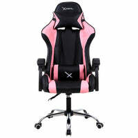 SILLA GAMER XZEAL NEG/ROSA FOAM, 165° GIRO, SOPORTE ESTRELLA(XZSXZ05P)