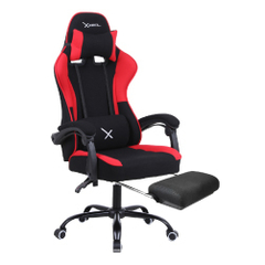 SILLA GAMER XZEAL CON REPOSAPIES COLOR ROJO (XZSXZ52R)