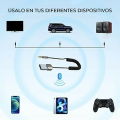 ¡Conéctate sin Límites! Adaptador Receptor y Transmisor Bluetooth 5.0 2 en 1 para una Experiencia Musical Inigualable - comprar en línea