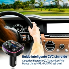¡Transforma Tu Viaje con el Transmisor FM Bluetooth 5.0 para Coche con LED RGB!