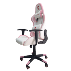 Silla Gamer Original Marvo Rosa/Blanco base solida negra con rosa - comprar en línea