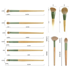 ¡Luce como una estrella! Set de 10 Brochas de Maquillaje: Suavidad y Perfección en Cada Pincelada - tienda en línea