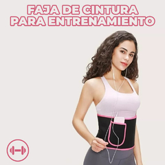 ¡La Faja Reductora Que Revoluciona Tu Figura! - Ajuste Perfecto con Velcros y Efecto Sauna para Moldear Tu Cintura