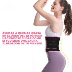 Imagen de ¡La Faja Reductora Que Revoluciona Tu Figura! - Ajuste Perfecto con Velcros y Efecto Sauna para Moldear Tu Cintura