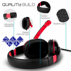 Vive el Sonido, Siente la Comodidad: Audífonos Ajustables con Micrófono para una Experiencia Inigualable! - comprar en línea