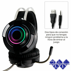 Audífonos Gamer Usb Rgb Diadema 3.5mm Para Pc Ps4 Xbox en internet