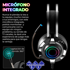 Audífonos Gamer Usb Rgb Diadema 3.5mm Para Pc Ps4 Xbox - Comprayhelp