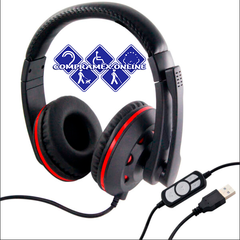 Imagen de Audifonos Diadema Gamer Usb Audio Xbox 360 Pc Ps4 Q4