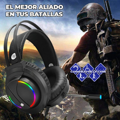 Diadema Audifonos Gamer Rgb Led Colores Ps4 Xbox Pc Laptop en internet