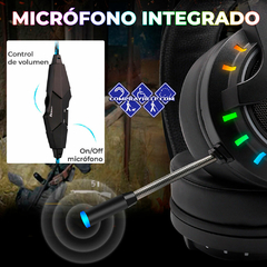Audifonos Gamer Para Ps4 Xbox Pc Led RGB