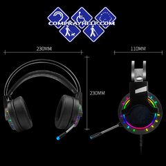 Audifonos Gamer Para Ps4 Xbox Pc Led RGB - comprar en línea