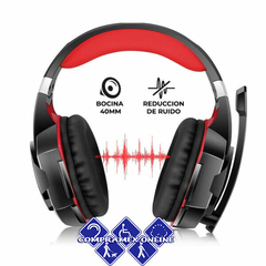 Audifonos Diadema Gamer Led Videojuegos Con Micrófono - tienda en línea