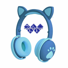 Audifonos Bluetooth Con Orejas de Gato Fidelidad De Sonido 5 Colores - Comprayhelp