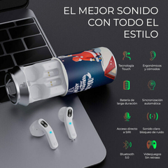 Audífonos Inalámbricos Bluetooth Y Cargador De Batería - comprar en línea