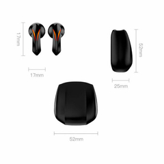 Audífonos Abejorro In-ear Gamer Inalámbricos Bluetooth M5 Con Touch