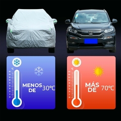 Dile Adiós al Polvo, Sol y Lluvia | Cubierta Impermeable con Reflectantes 4.7m - comprar en línea