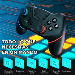 Control Bluetooth Compatible Nintendo Switch Con Vibración Multiplataforma - Comprayhelp
