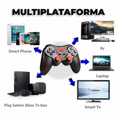 Control Con Joystick Bluetooth Multiplataforma Android /IOS Soporte - tienda en línea