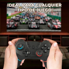 Imagen de Control Bluetooth Compatible Nintendo Switch Con Vibración Multiplataforma