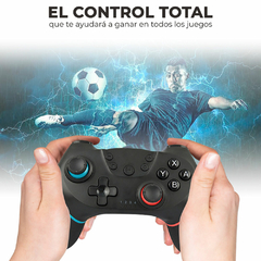Control Bluetooth Compatible Nintendo Switch Con Vibración Multiplataforma