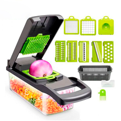 Multi Rallador Picador Manual De Frutas Y Verduras 9 En 1