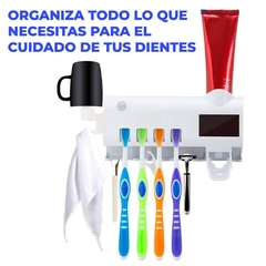 Imagen de Innovación y Comodidad para Tu Higiene Bucal | Esterilizador de Cepillo de Dientes con Exprimidor de Pasta Dental