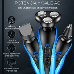 ¡Tu look perfecto empieza aquí! Máquina de Afeitar 3 en 1 ¡Adiós al desorden, hola a la perfección! - Comprayhelp