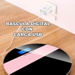 Imagen de ¡Empodérate con la Báscula Digital Inteligente! - Ligera, moderna y con carga USB para una vida más fácil.