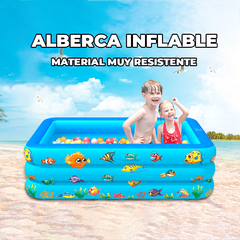 Imagen de Alberca Inflable Rectangular 210cm X 150cm X 60cm