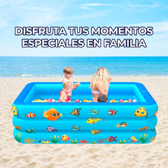 Alberca Inflable Rectangular 210cm X 150cm X 60cm