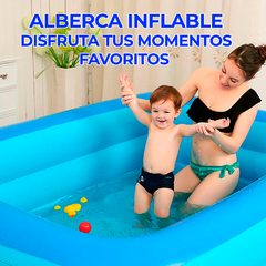 Alberca Inflable Rectangular 110cm X 90cm X 36cm - comprar en línea