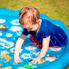Alberca Almohadilla Inflable con Aspersor Tipo Fuente. - comprar en línea
