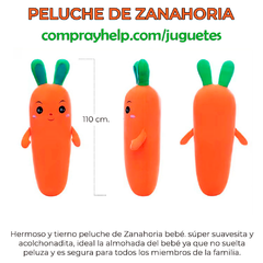 Peluche Grande En Forma De Zanahoria 110CM en internet
