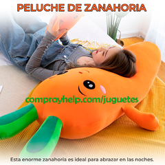 Peluche Grande En Forma De Zanahoria 110CM - comprar en línea