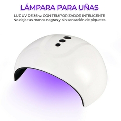 Seca Rápido, Brilla Más Lámpara de Uñas Portátil UV 36W - comprar en línea