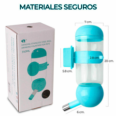 Dispensador De Agua Para Mascotas Antideslizante Anti-fugas 350ML - Comprayhelp