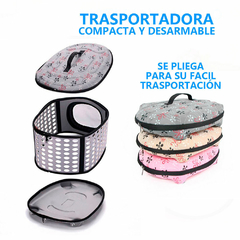 Mochila Bolsa Transportadora Para Perros Y Gatos Viaje