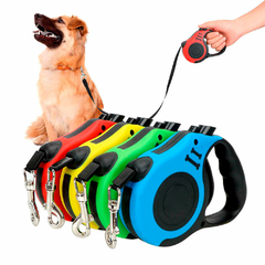 Correa Retráctil Para Perros Y Mascotas Mediana 3mts - comprar en línea