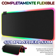 Mouse Pad Gamer Con Luz Led RGB Iluminado 90×40 CM en internet
