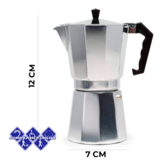 Cafetera Colombia Manual Plateada Italiana 150ml en internet