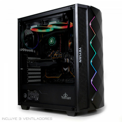 GABINETE YEYIAN YGA-49701 ABYSS 2500 ATX RGB 3VENT ARGB,2 USB3.0 NEG