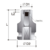 Soquete Sextavado Magnético de Impacto 10mm x 3/8 Pol x 150mm longo - comprar online
