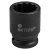 Soquete Estriado de Impacto 16mm Longo x 3/8 Pol