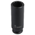 Soquete Estriado de Impacto 17mm Longo x 3/8 Pol