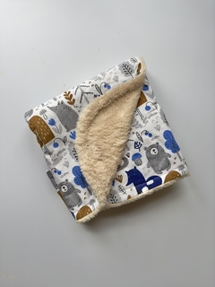Manta Corderito Blue Fox