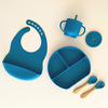 Set de alimentación azul